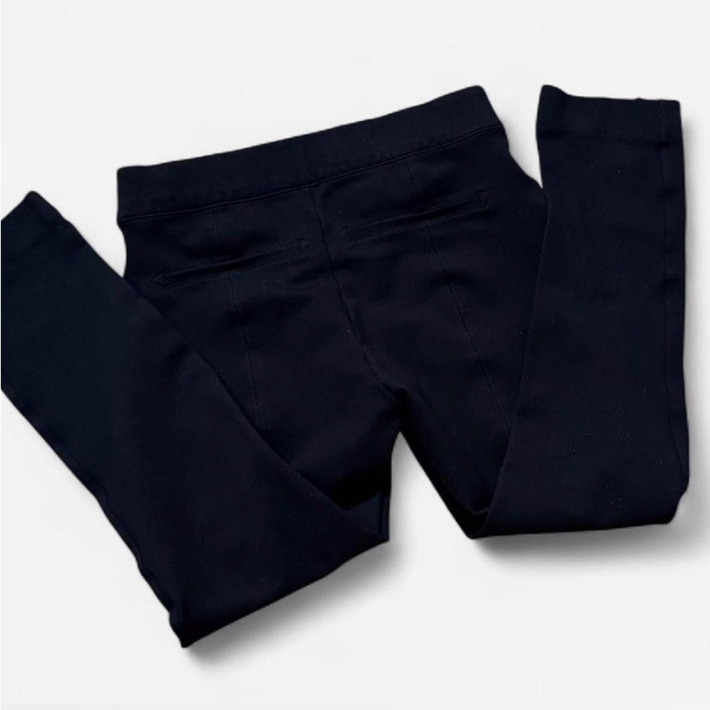 Spanx The Perfect Pant Slim Straight Black Ponte Stretch M - Picture 3 of 7